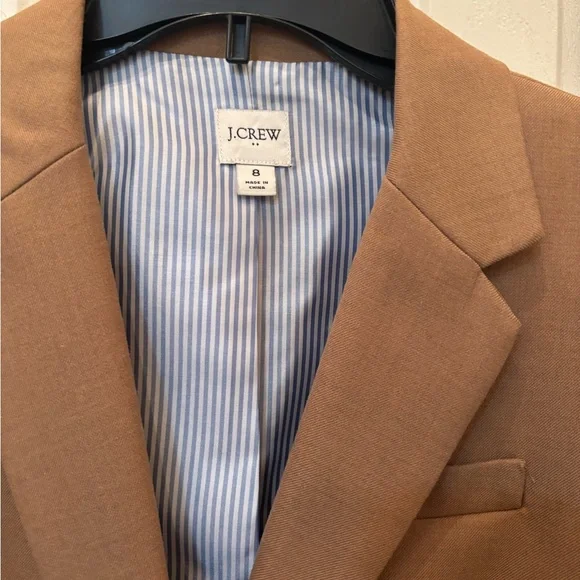 J Crew Classic Tan Blazer LIMITED TIME SALE FINAL PRICE - Picture 2 of 5